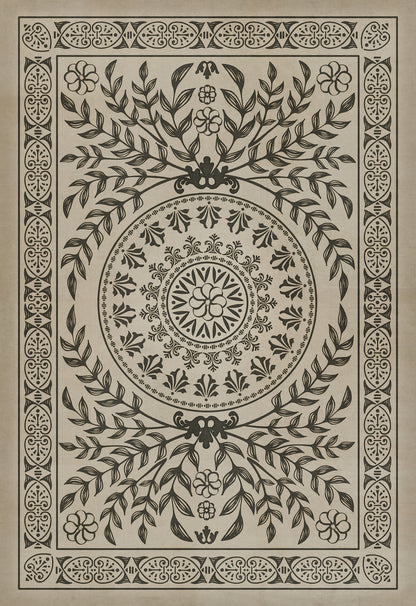 Vintage Vinyl Rug - Pattern 40 - Drummond Castle