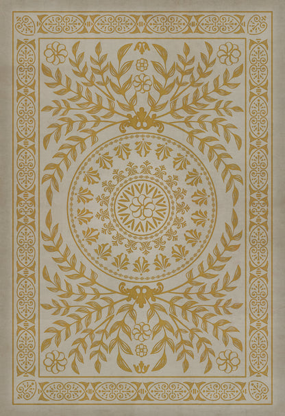 Vintage Vinyl Rug - Pattern 40 - Versailles