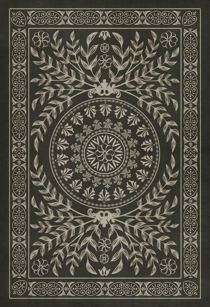 Vintage Vinyl Rug - Pattern 40 - Villa Lante