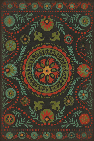 Vintage Vinyl Rug - Pattern 38 - State of Mind