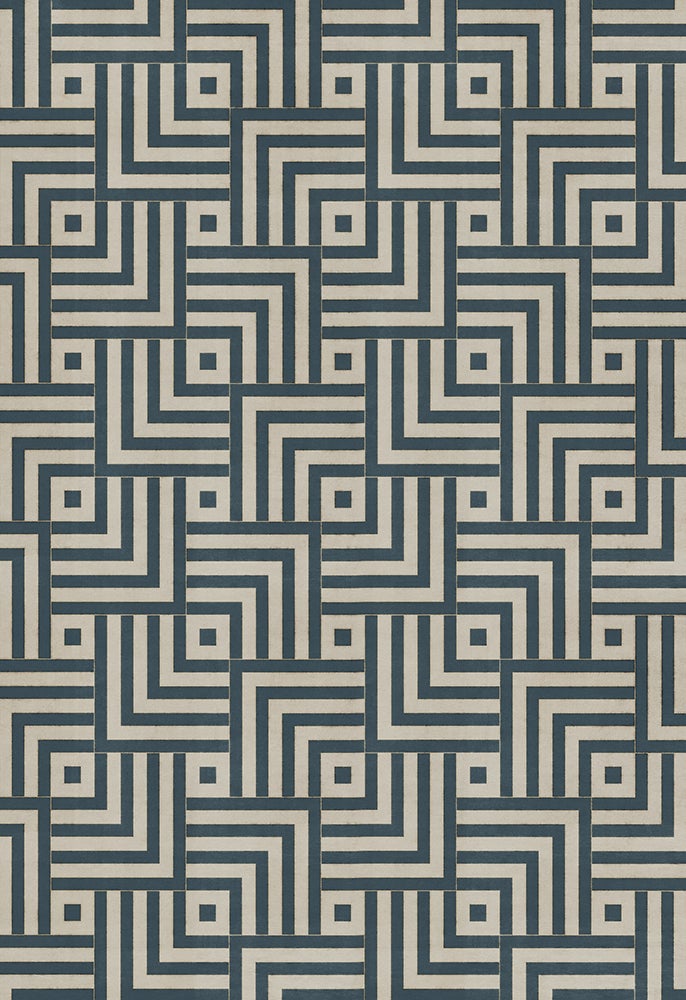 Vintage Vinyl Rug - Pattern 60 - Aftereffect