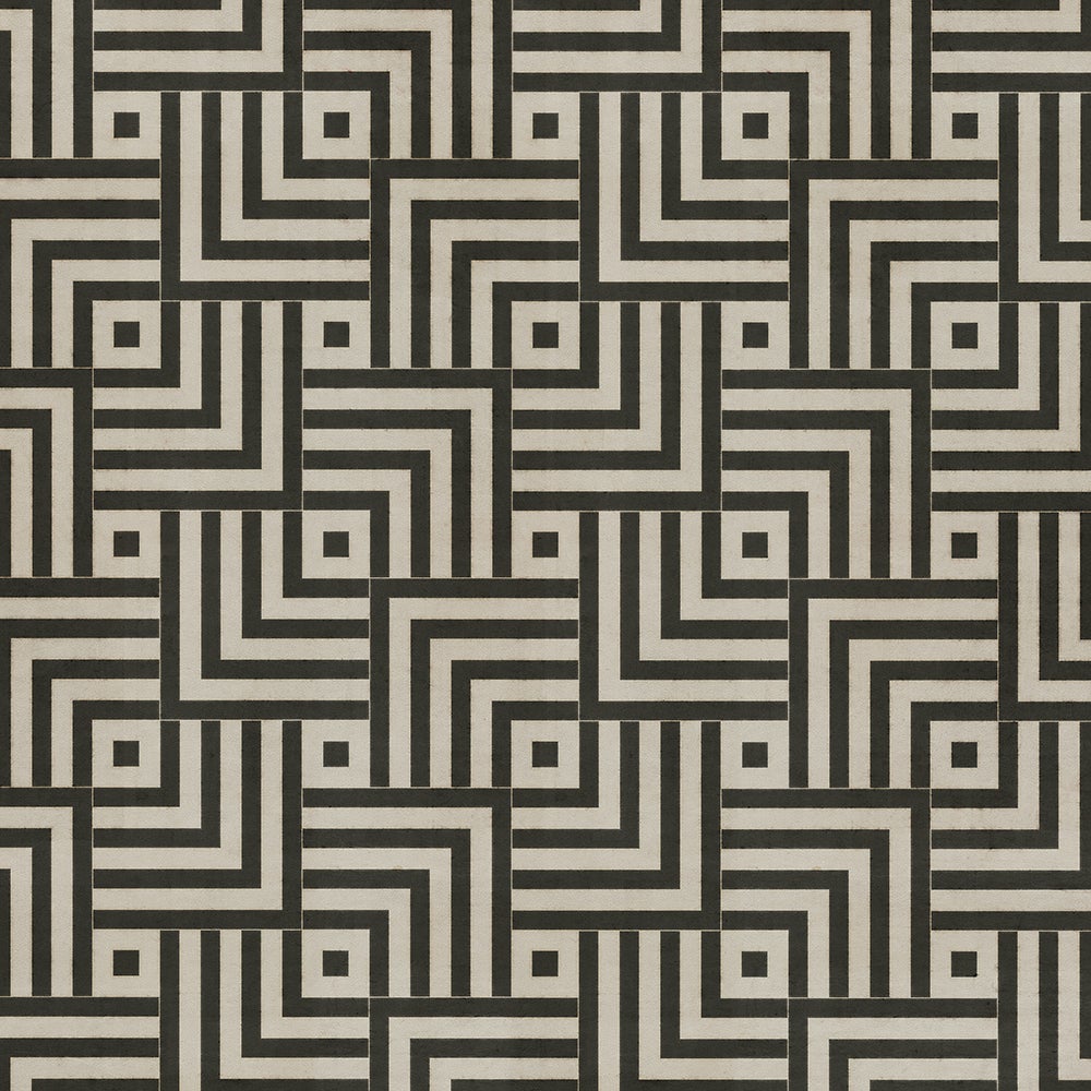 Vintage Vinyl Rug - Pattern 60 - Inversion