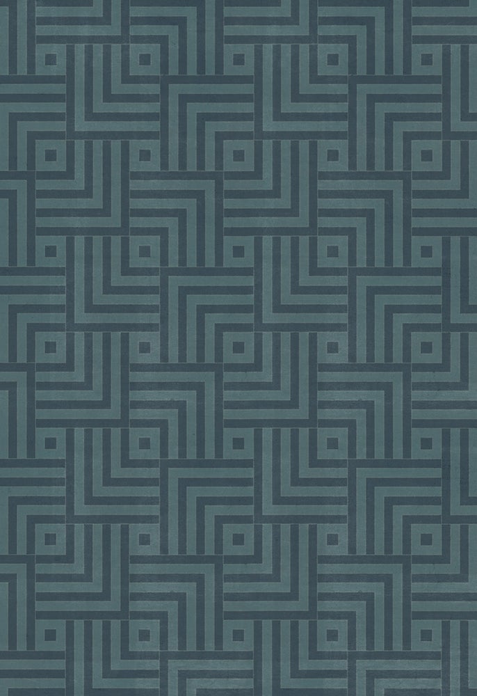 Vintage Vinyl Rug - Pattern 60 - Isoluminance