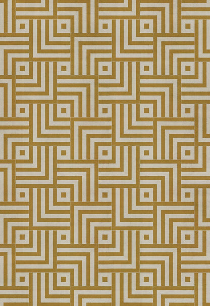 Vintage Vinyl Rug - Pattern 60 - Retroversion