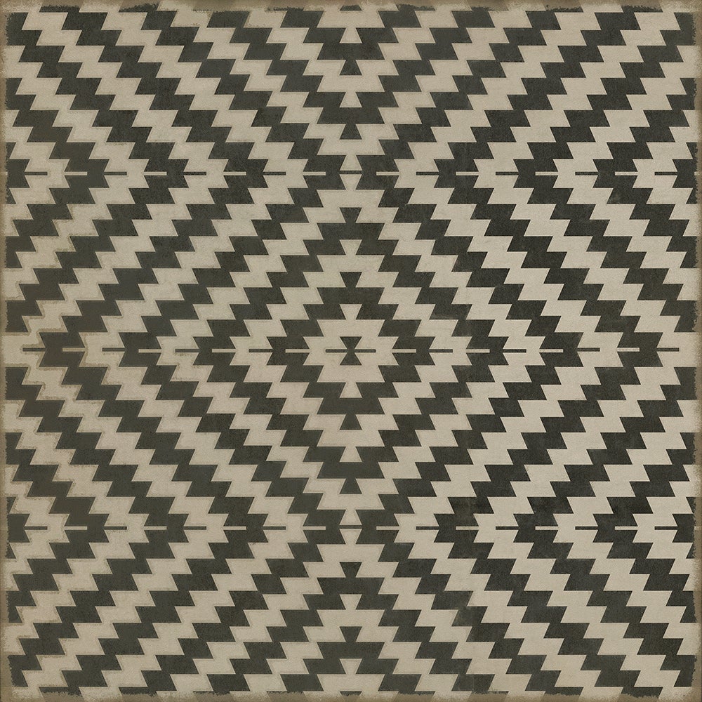 Vintage Vinyl Rug - Pattern 63 - Doplar Effect