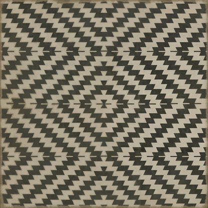 Vintage Vinyl Rug - Pattern 63 - Doplar Effect