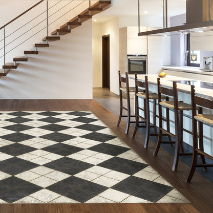 Vintage Vinyl Rug - Pattern 65 - High Fidelity