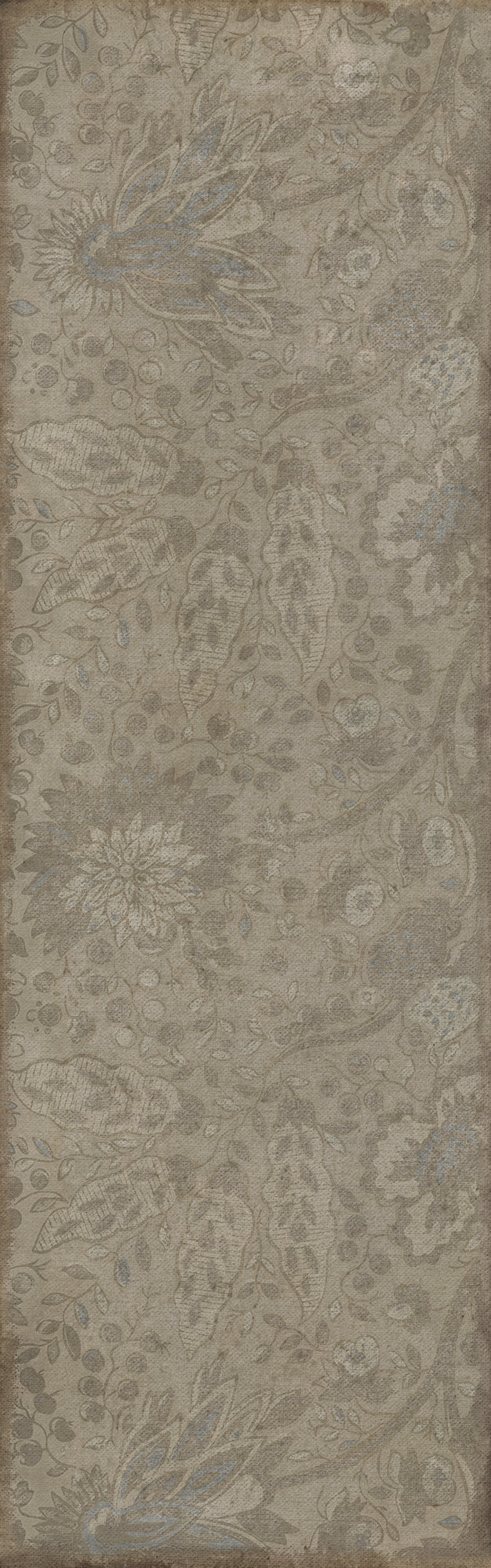 Vintage Vinyl Rug - Garden Gate - I robbed the Woods