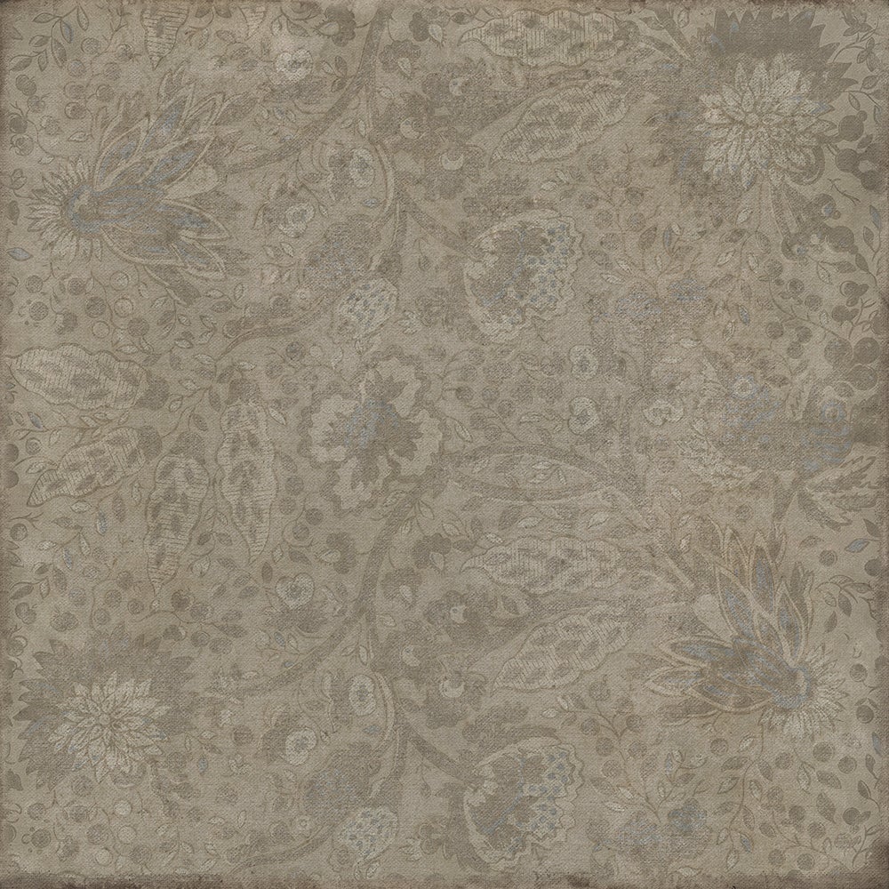 Vintage Vinyl Rug - Garden Gate - I robbed the Woods