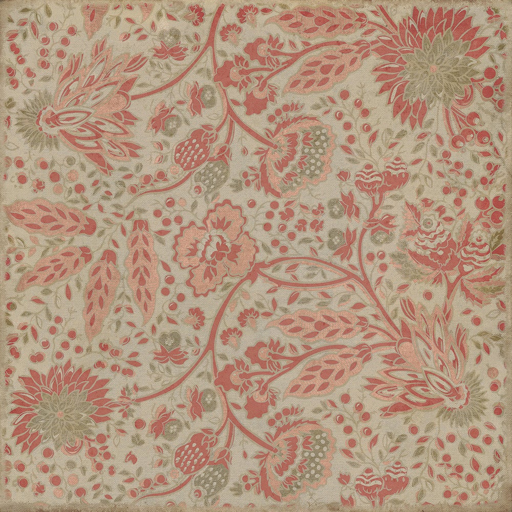 Vintage Vinyl Rug - Garden Gate - On Imagination