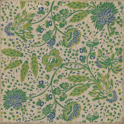 Vintage Vinyl Rug - Garden Gate - The West Wind