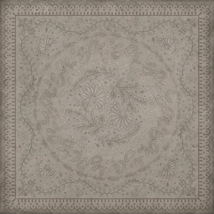 Vintage Vinyl Rug - Cozens - The Foggy Foggy Dew