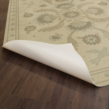 Vintage Vinyl Rug - Applique - A Way to Mend