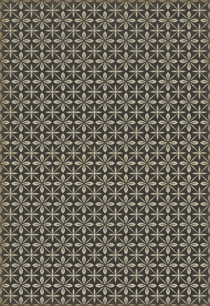 Vintage Vinyl Rug - Pattern 81 - Uptown Diner