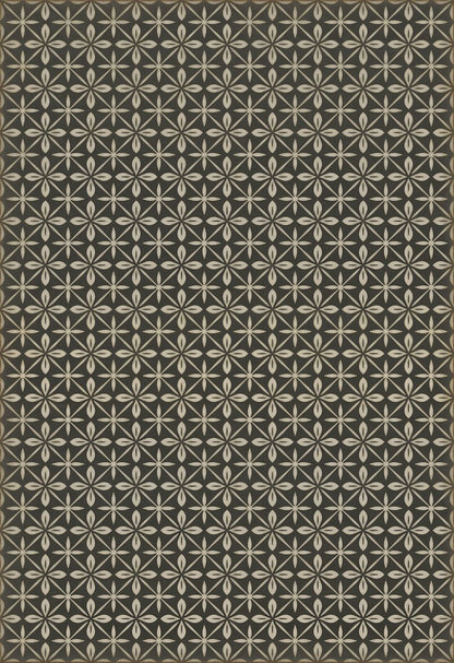 Vintage Vinyl Rug - Pattern 81 - Uptown Diner