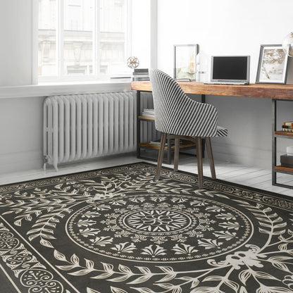 Vintage Vinyl Rug - Pattern 40 - Villa Lante