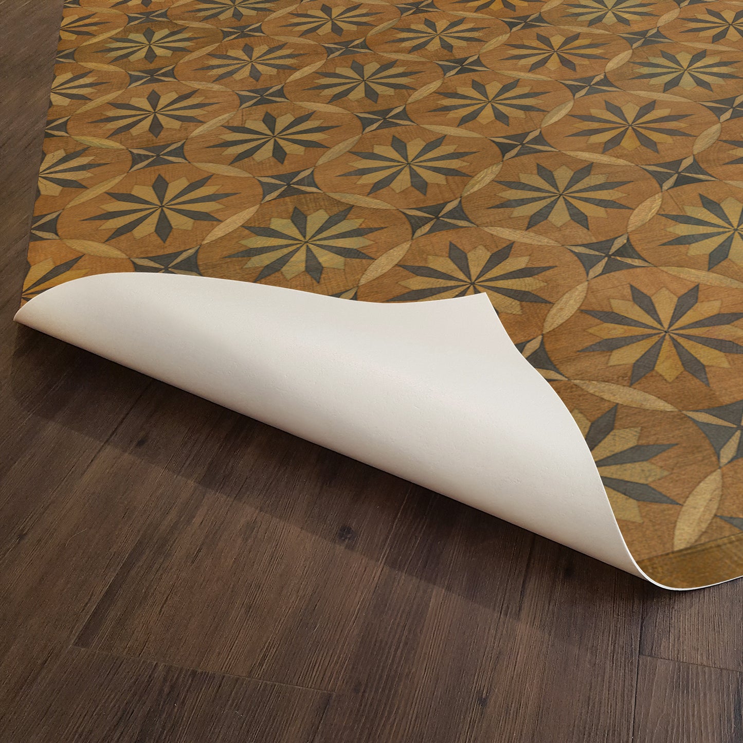 Vintage Vinyl Rug - Roycrofter - Art and Life