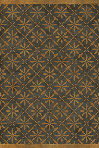 Vintage Vinyl Rug - Roycrofter - No Enemy but Himself