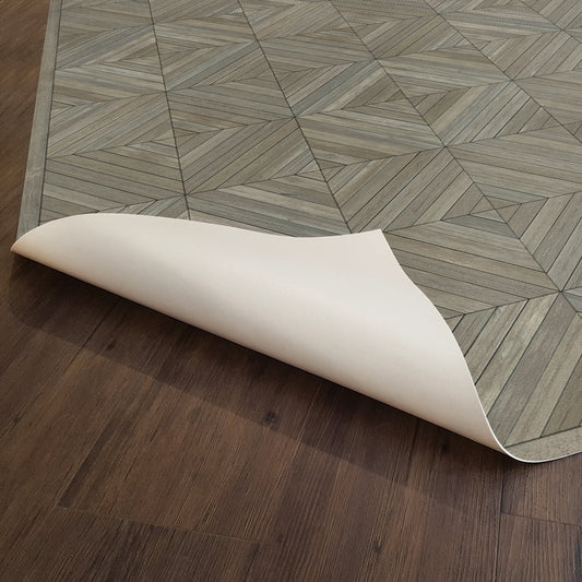 Vintage Vinyl Rug - School of Thought - Applying Thought