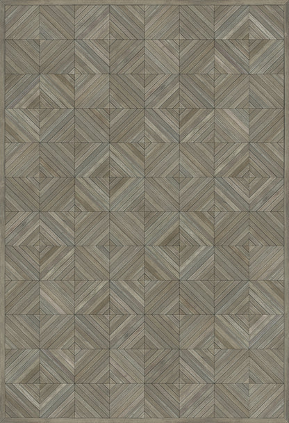 Vintage Vinyl Rug - School of Thought - Applying Thought