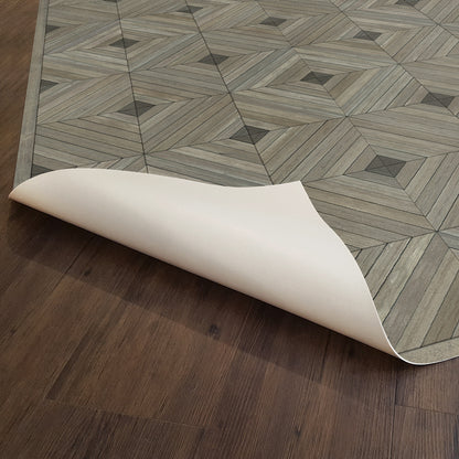 Vintage Vinyl Rug - School of Thought - Bright Idea