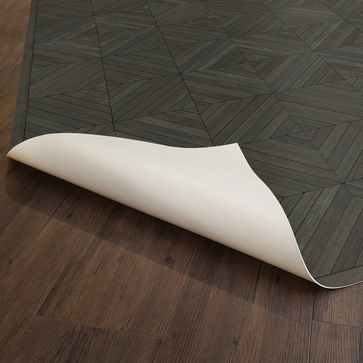 Vintage Vinyl Rug - School of Thought - Hold that Thought