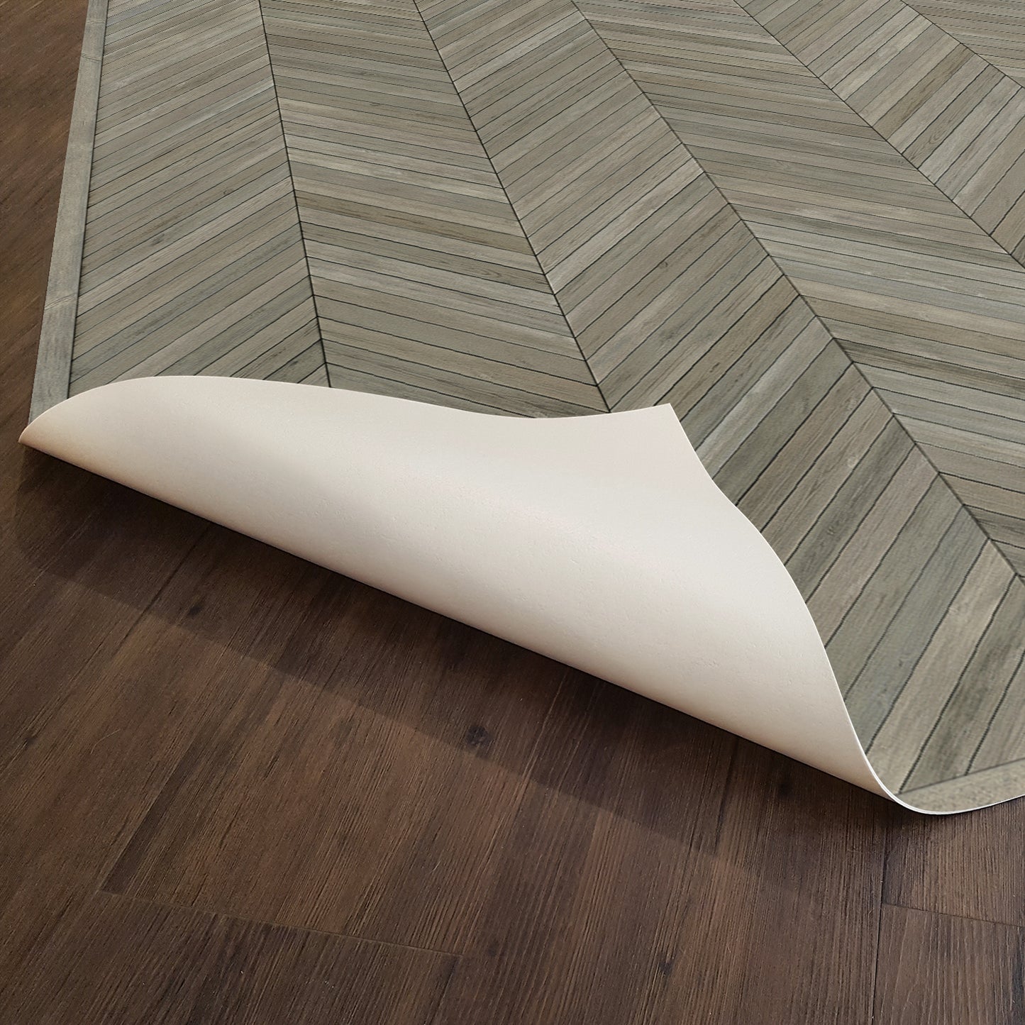 Vintage Vinyl Rug - The Legacy - In the Track of the Book Worm