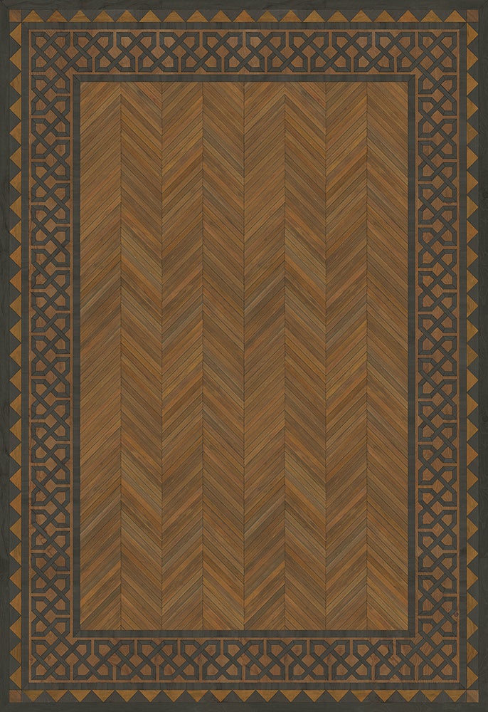 Vintage Vinyl Rug - University - Cambridge