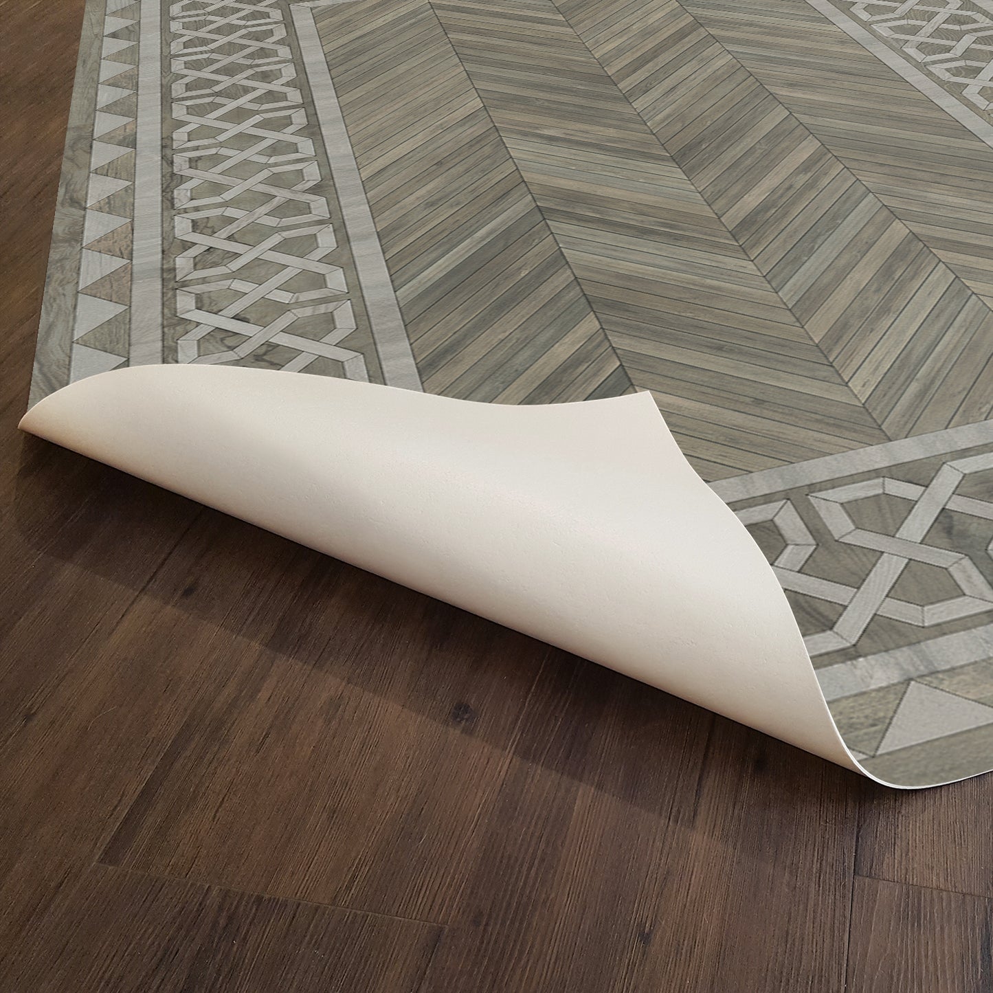 Vintage Vinyl Rug - University - Glasgow