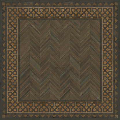 Vintage Vinyl Rug - University - Harvard