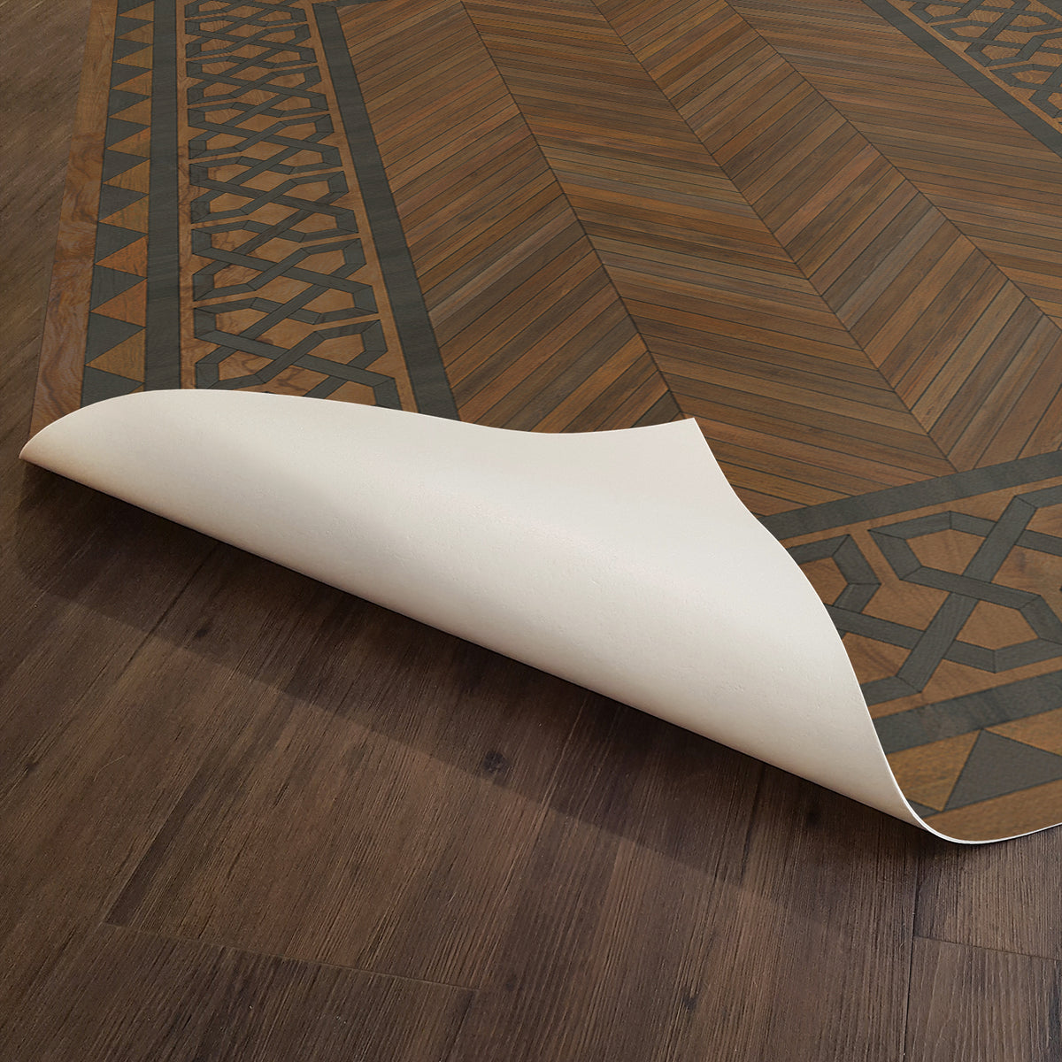 Vintage Vinyl Rug - University - Oxford