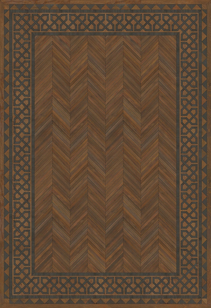 Vintage Vinyl Rug - University - Oxford