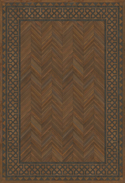 Vintage Vinyl Rug - University - Oxford