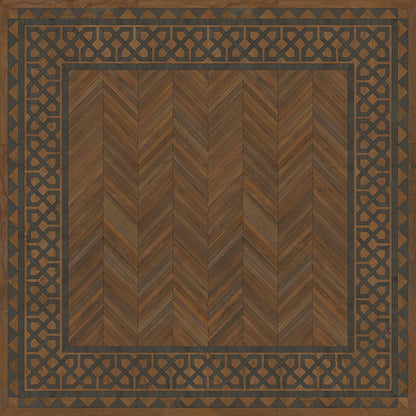 Vintage Vinyl Rug - University - Oxford