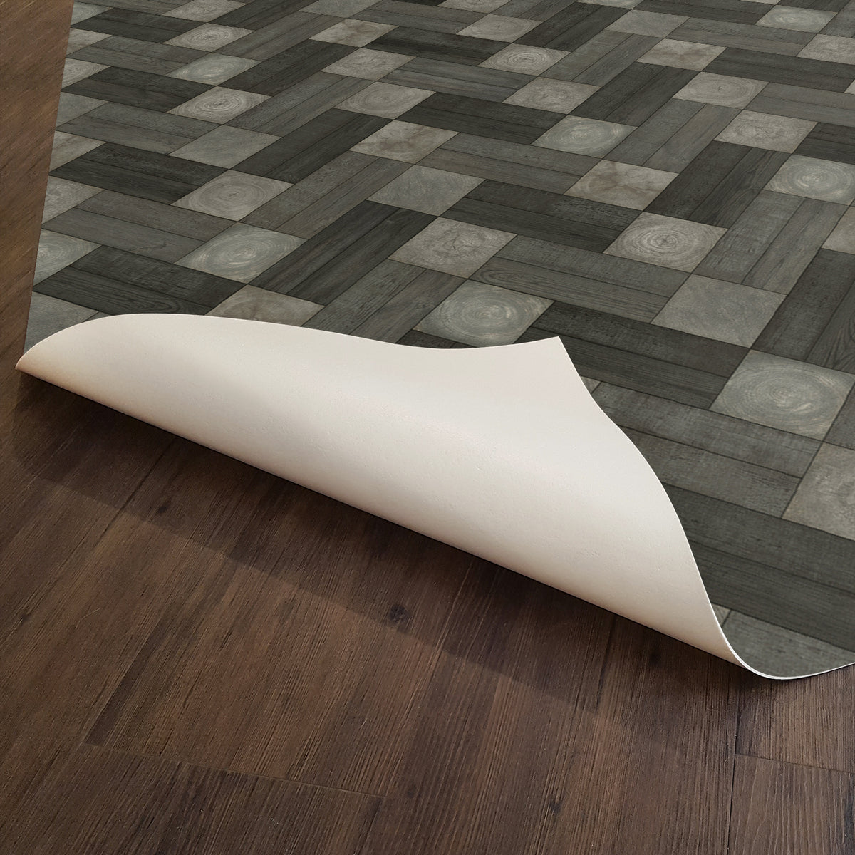 Vintage Vinyl Rug - Woodson - Traquair