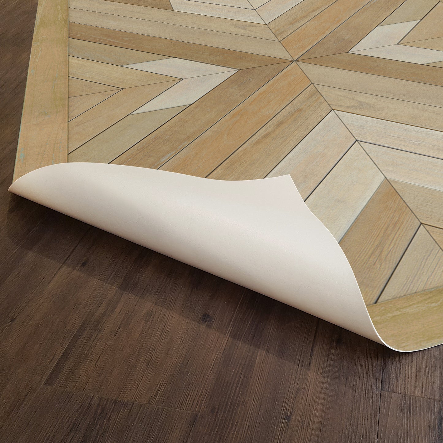 Vintage Vinyl Rug - Bohemian - Romani