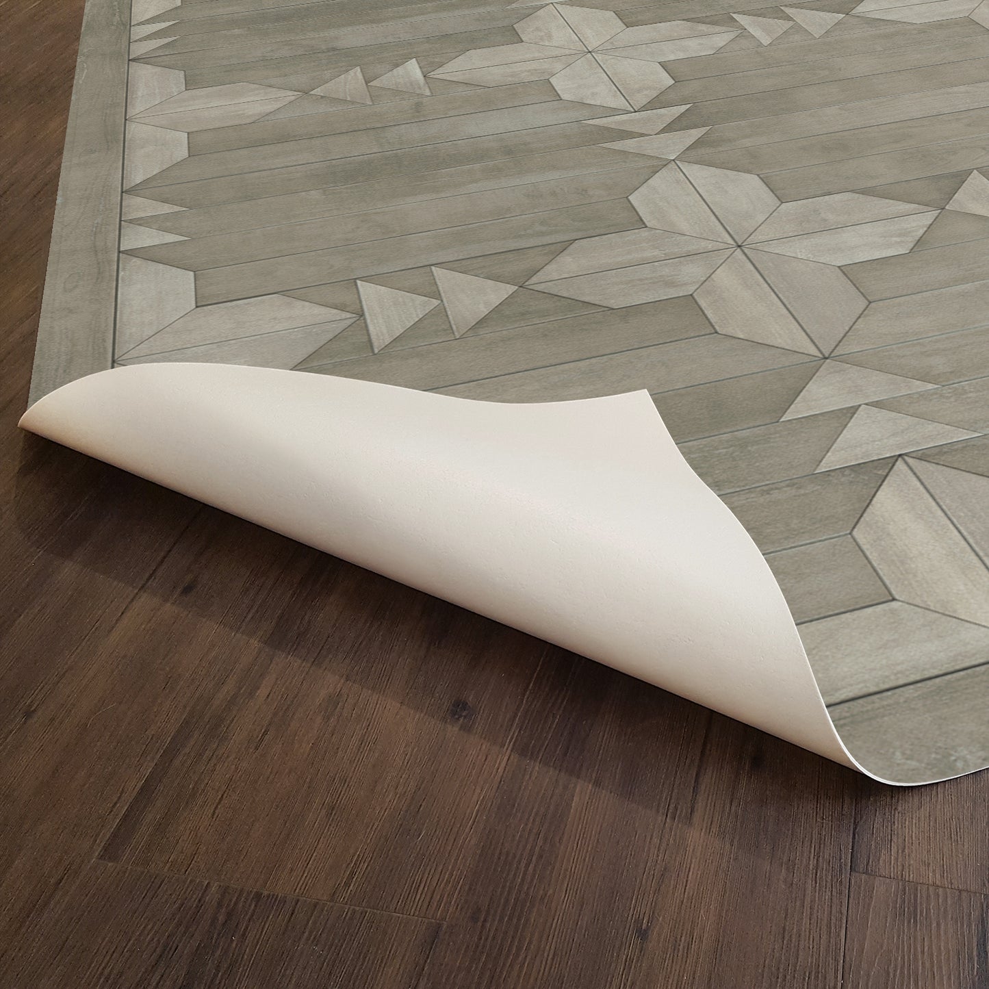Vintage Vinyl Rug - Carpathian - Poland