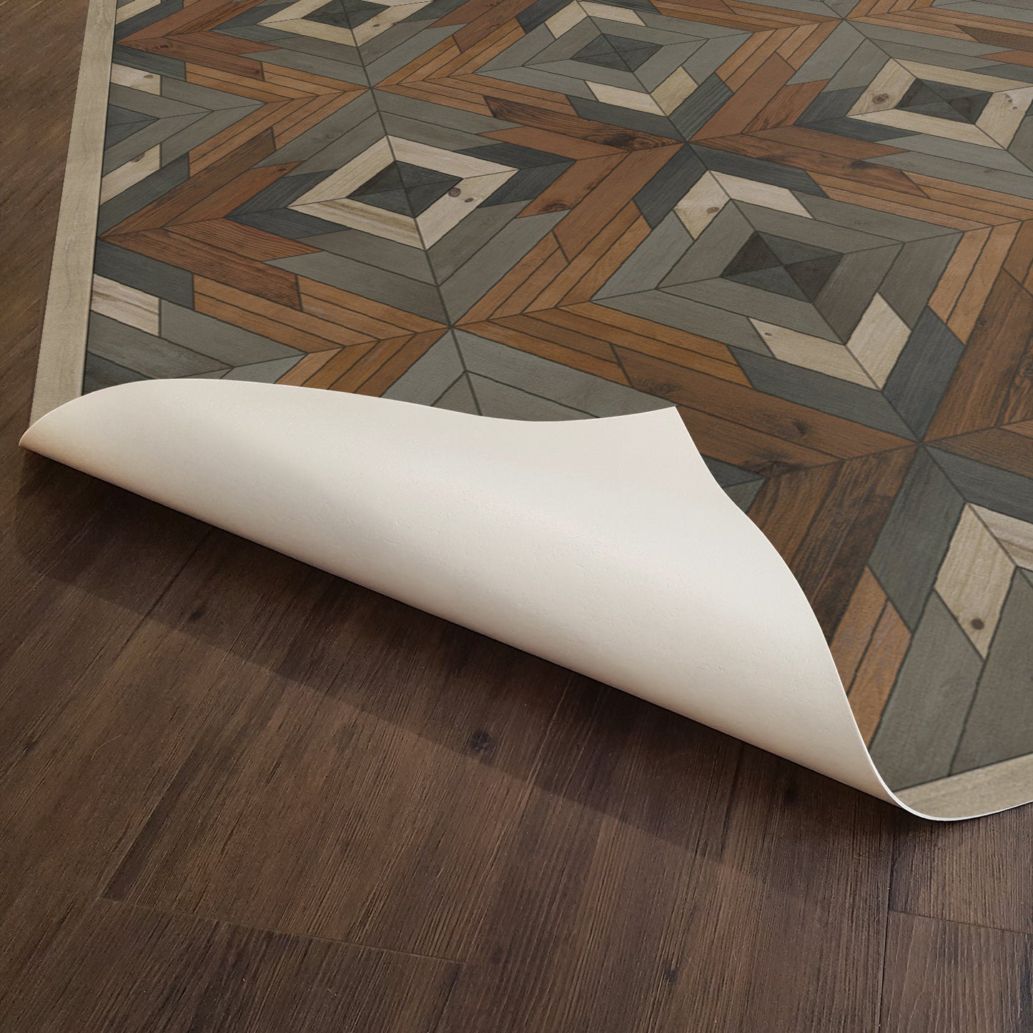 Vintage Vinyl Rug - Denali - Foraker