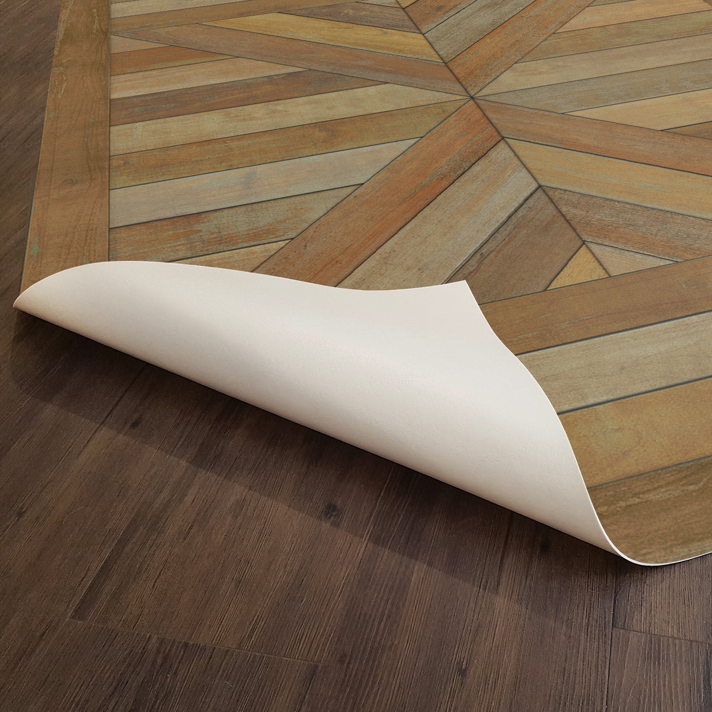 Vintage Vinyl Rug - Hoia - Come Freely Go Safely