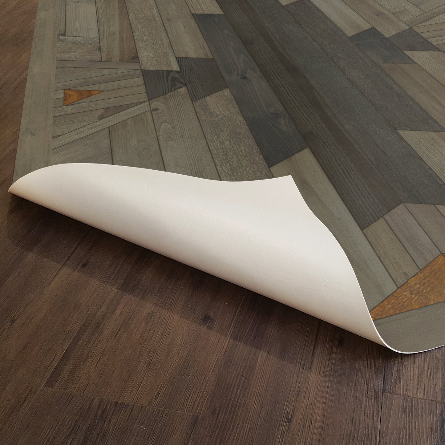 Vintage Vinyl Rug - Native - Power to Heal