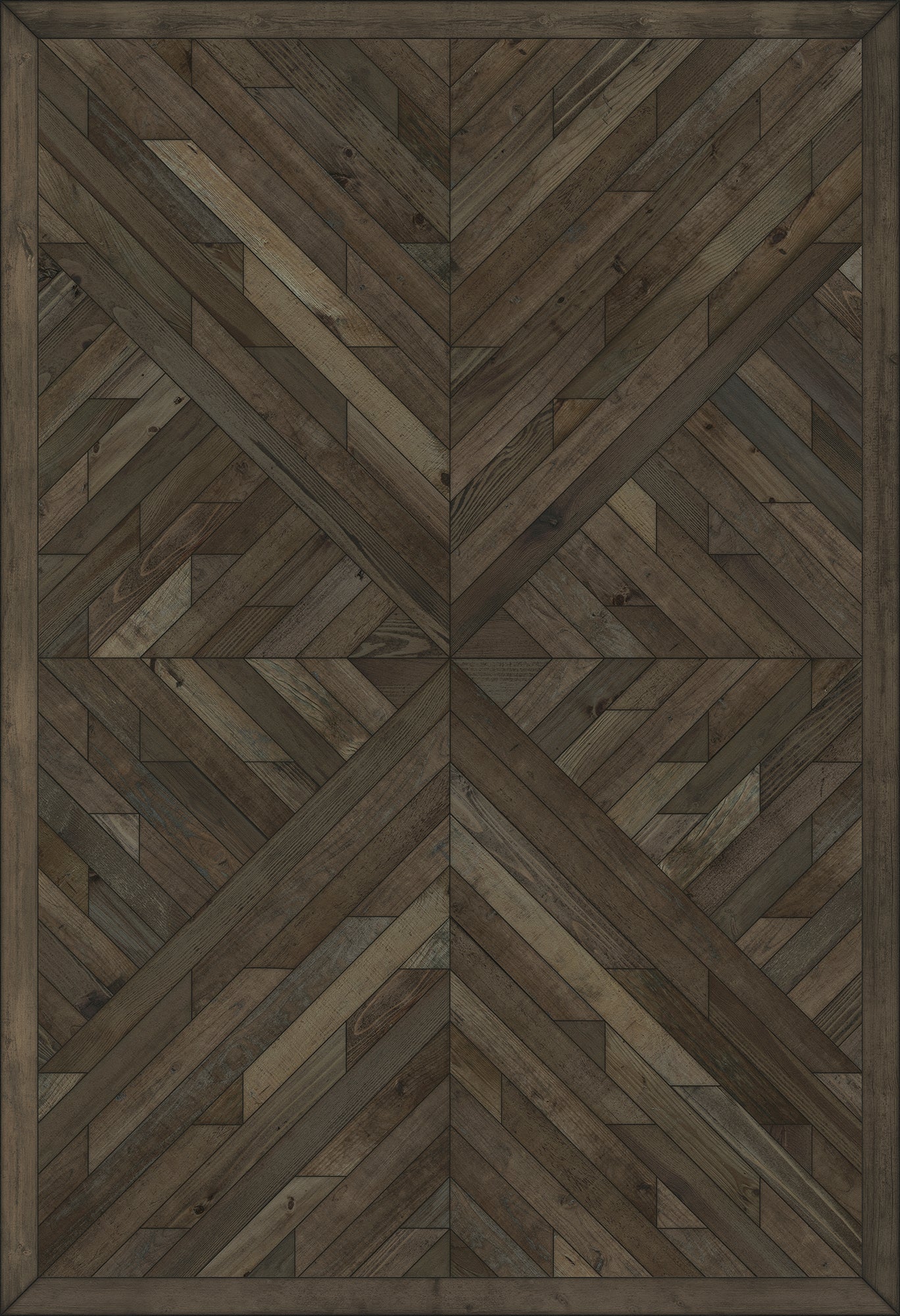 Vintage Vinyl Rug - Nile - Drenched in Night