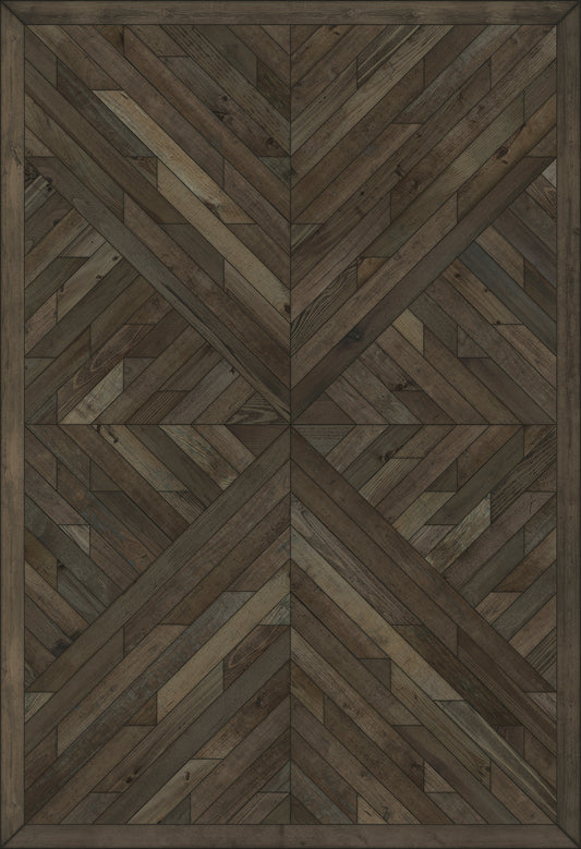 Vintage Vinyl Rug - Nile - Drenched in Night