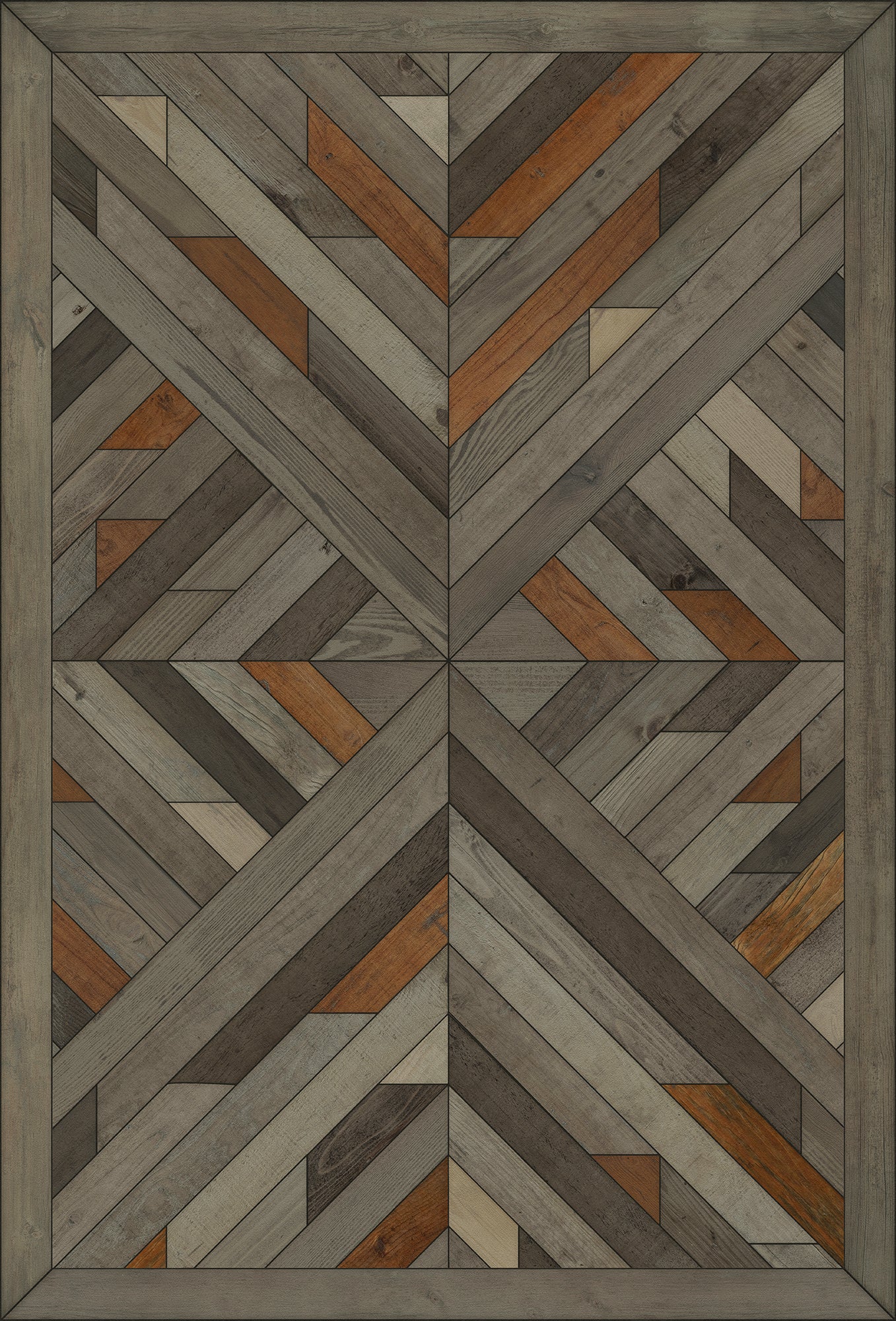 Vintage Vinyl Rug - Nile - Reflections