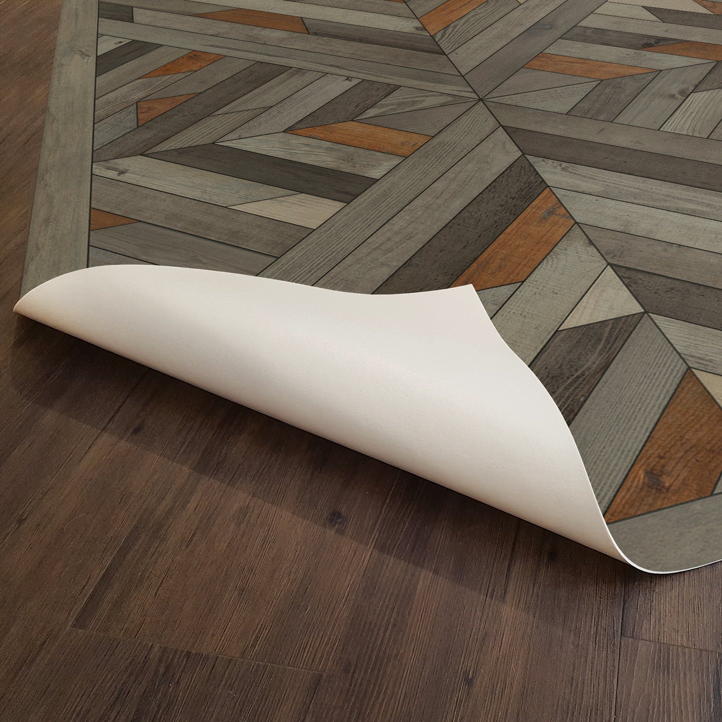 Vintage Vinyl Rug - Nile - Reflections