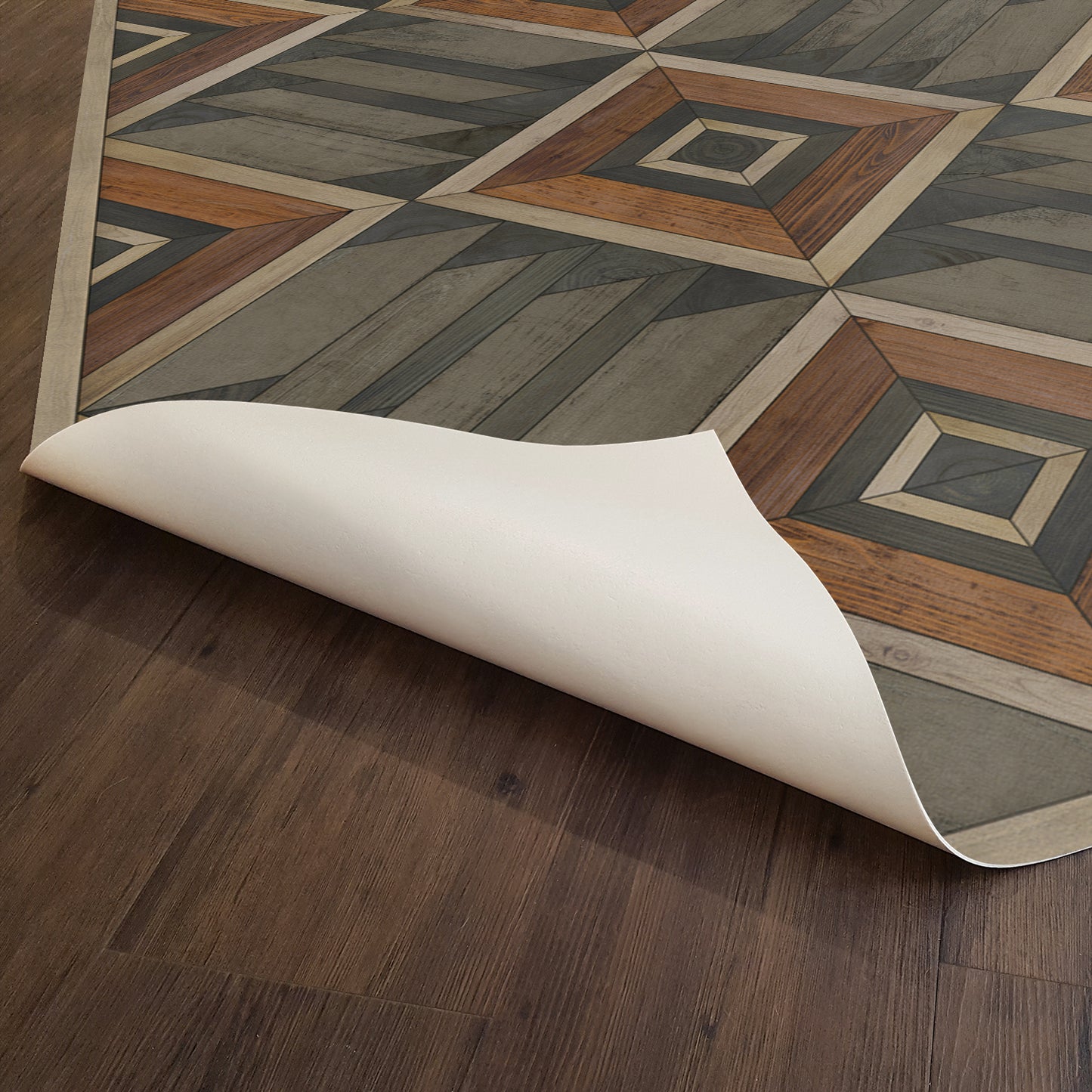 Vintage Vinyl Rug - Yukon - Cassiar
