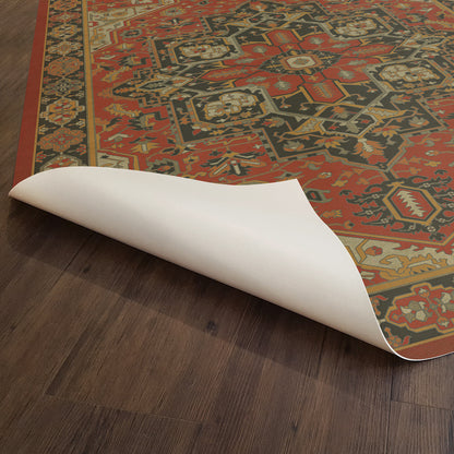 Vintage Vinyl Rug - Camelot - Battle of Camlann