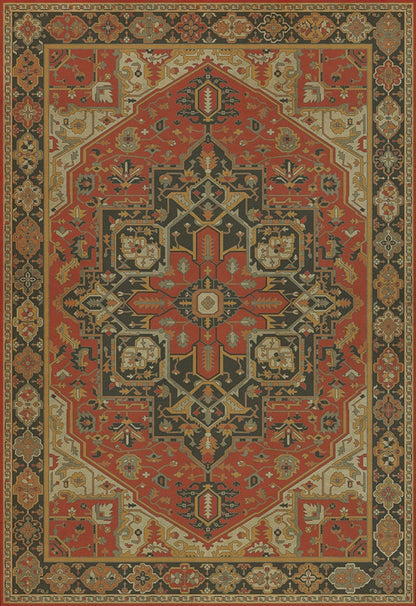 Vintage Vinyl Rug - Camelot - Battle of Camlann