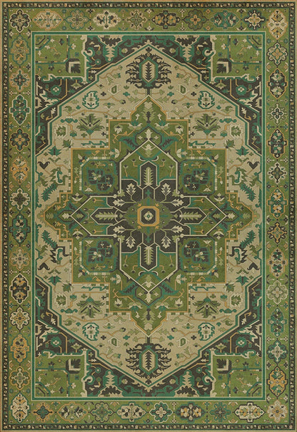Vintage Vinyl Rug - Camelot - Camelot