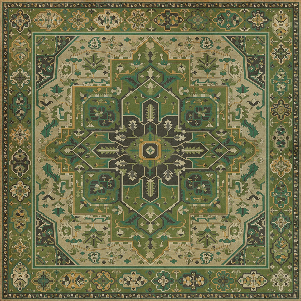 Vintage Vinyl Rug - Camelot - Camelot