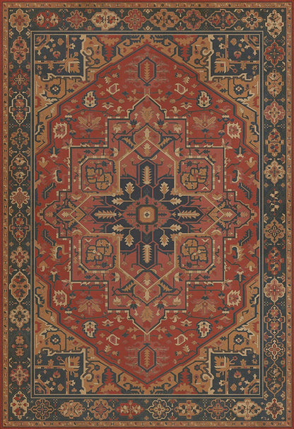 Vintage Vinyl Rug - Camelot - King Arthur
